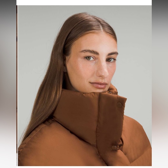 NWT Lululemon Long Oversized Down Jacket / Roasted Brown ——M/L - Picture 6 of 10